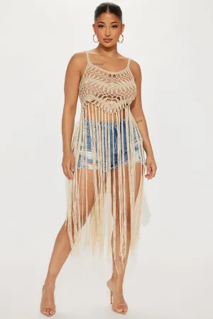Aldari Crochet Top - Sand