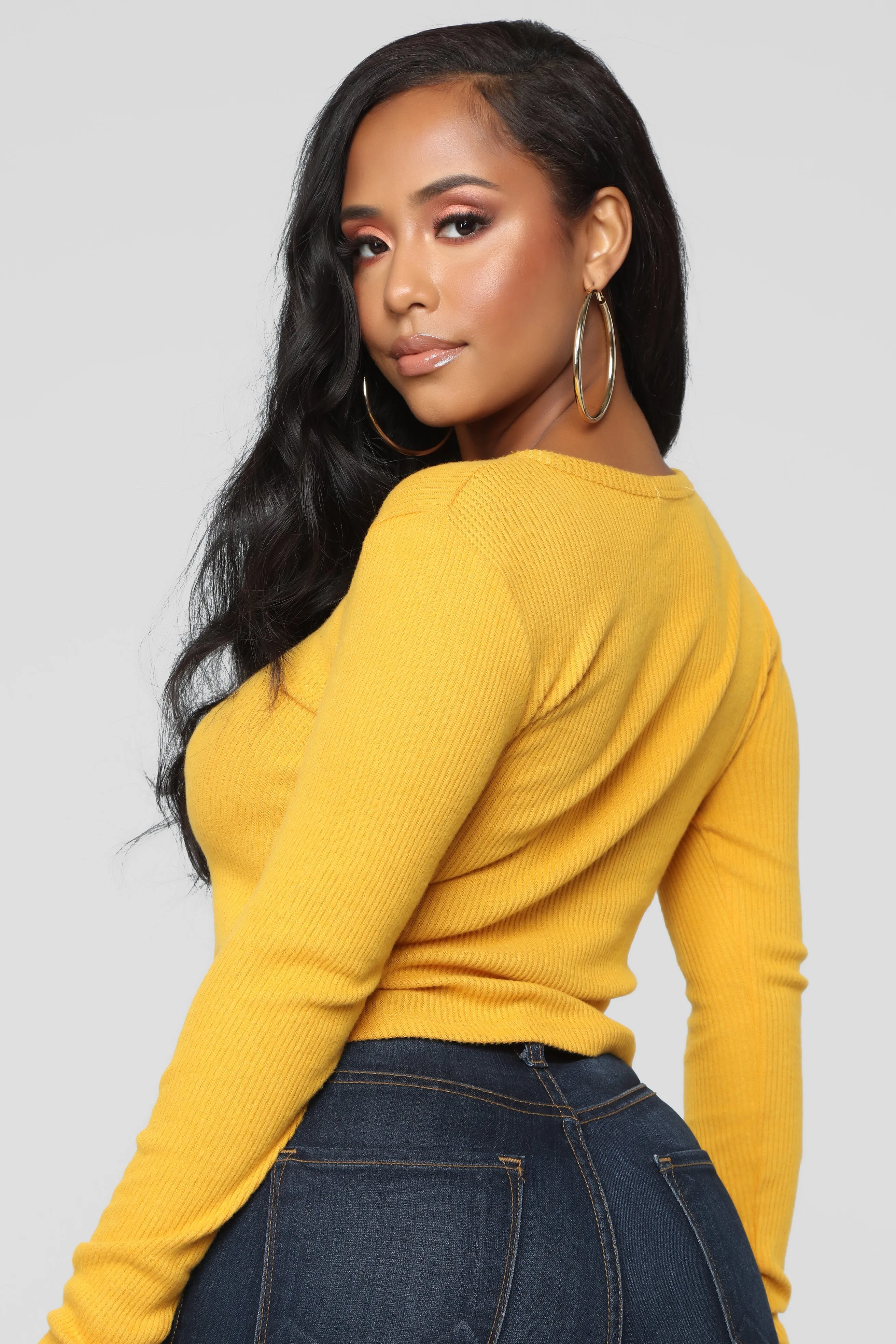 Alma Top - Mustard