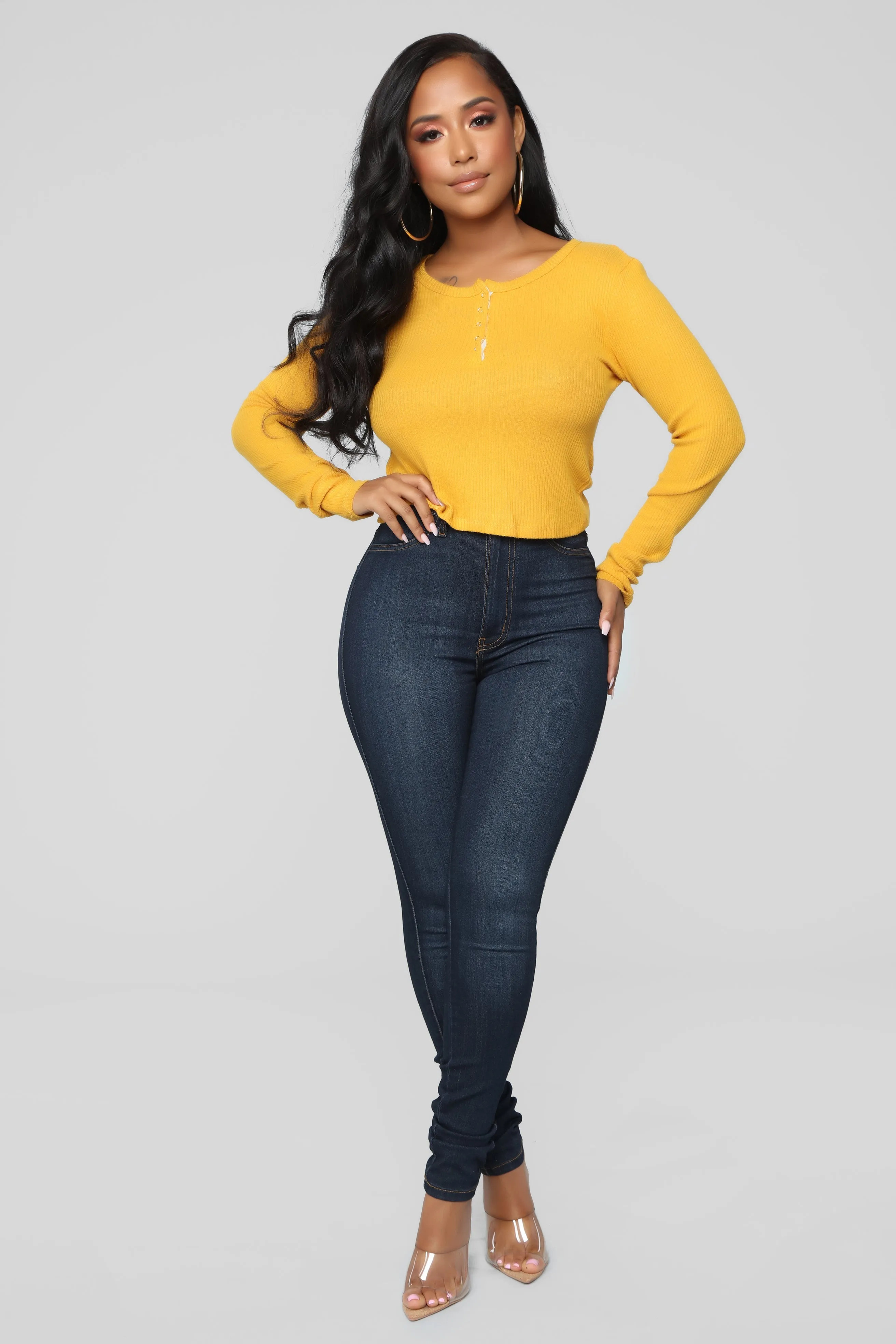 Alma Top - Mustard