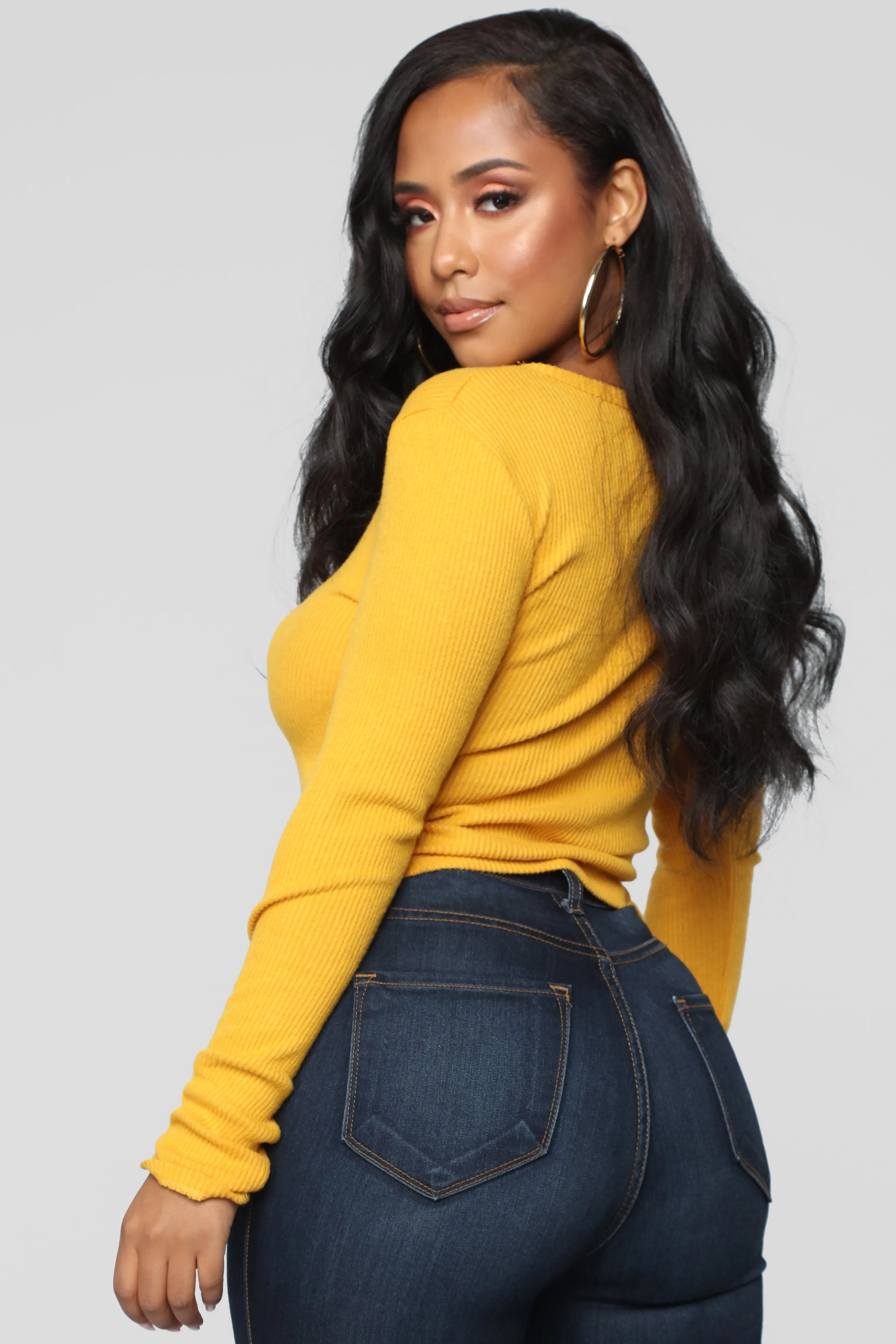 Alma Top - Mustard
