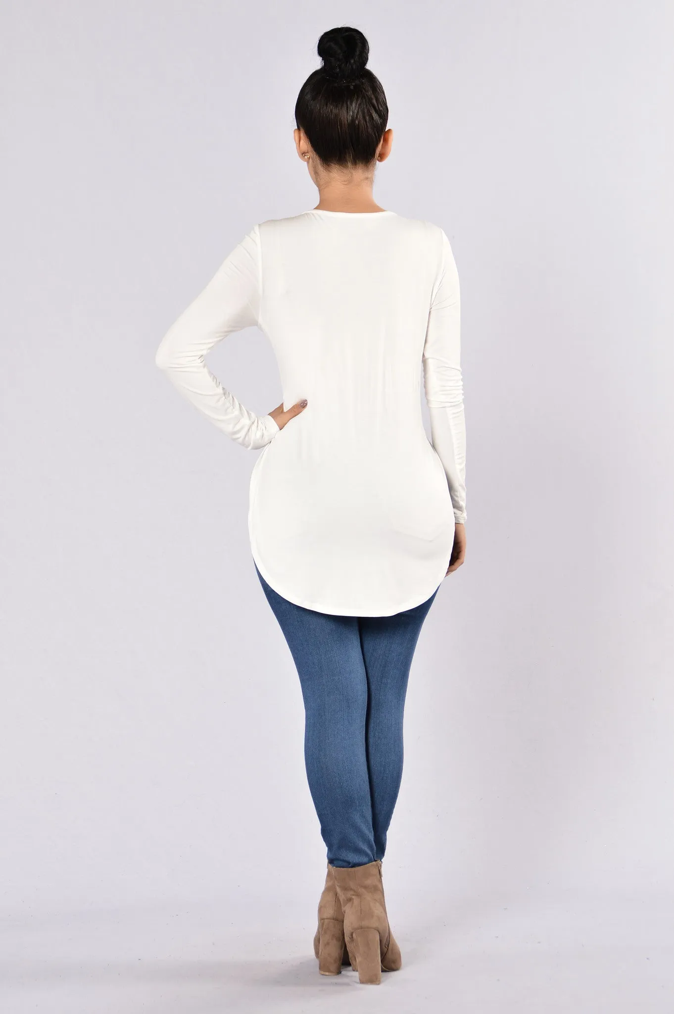 Along Came Autumn Top - Ivory
