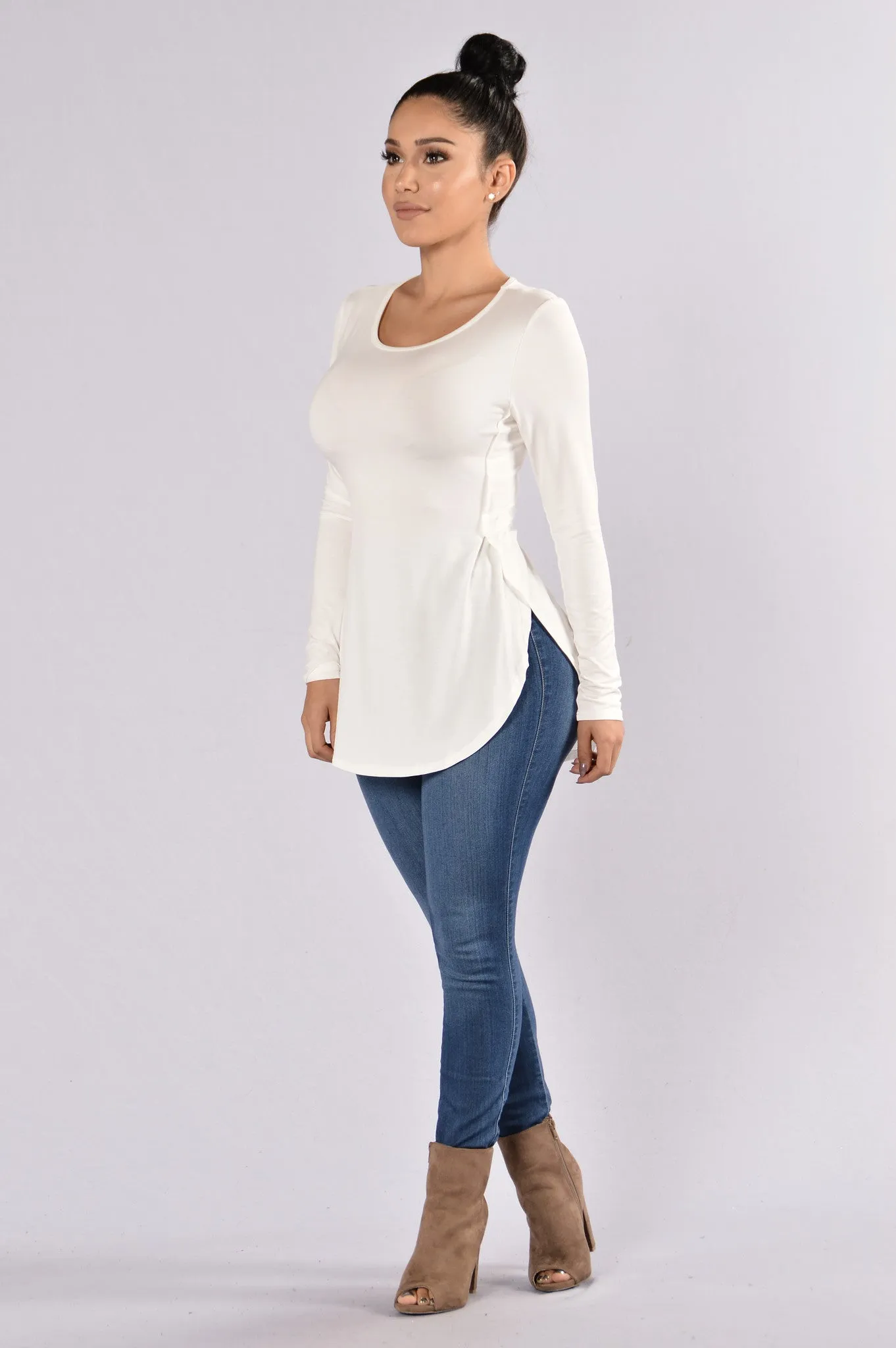 Along Came Autumn Top - Ivory