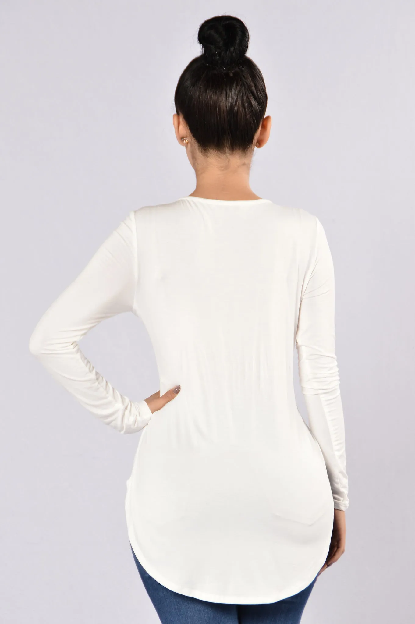 Along Came Autumn Top - Ivory