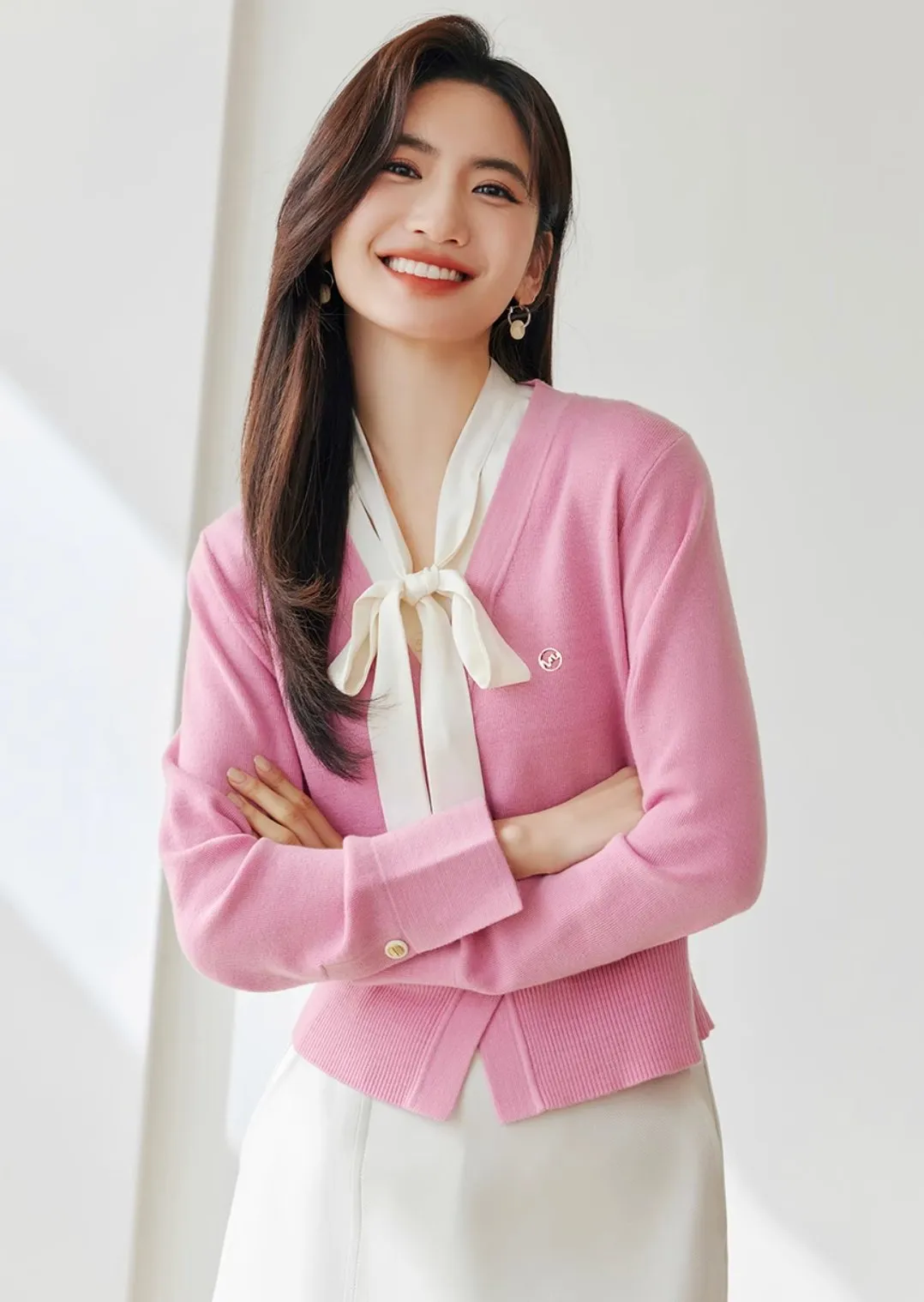 Bow Tie Knit Sweater