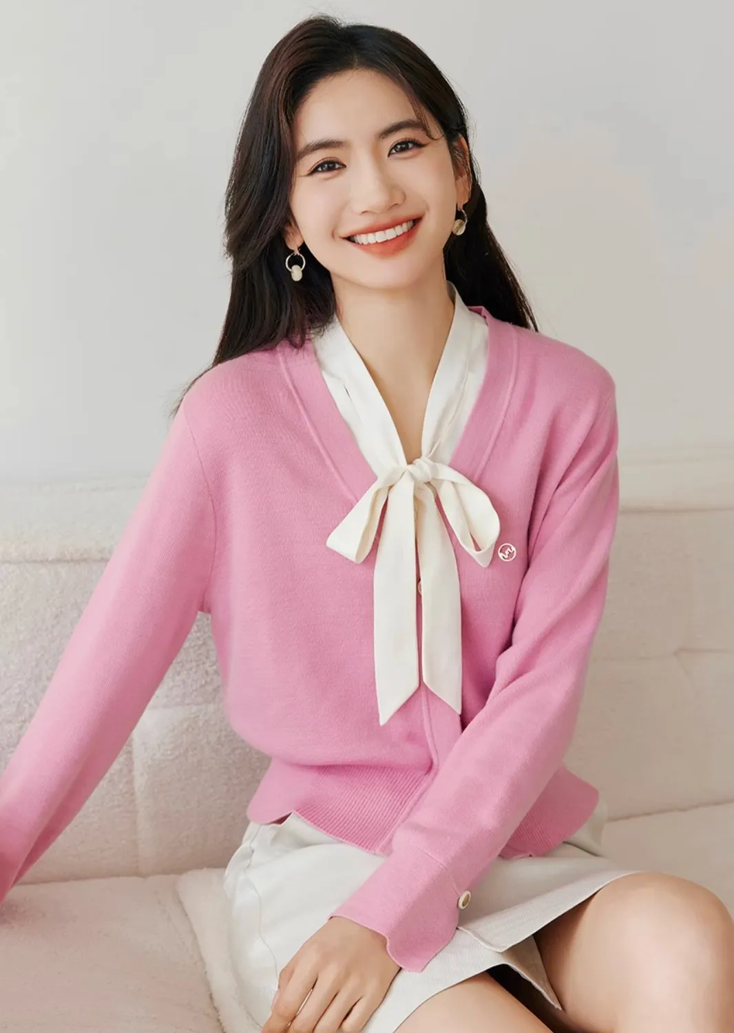 Bow Tie Knit Sweater