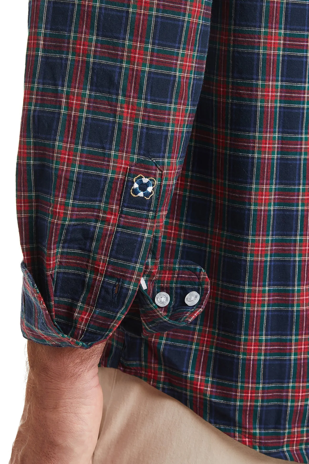 Chase Shirt Black Stewart Tartan