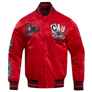 CLARK ATLANTA UNIVERSITY HOMECOMING RIB MEN'S SATIN JACKET (RED/BLACK)
