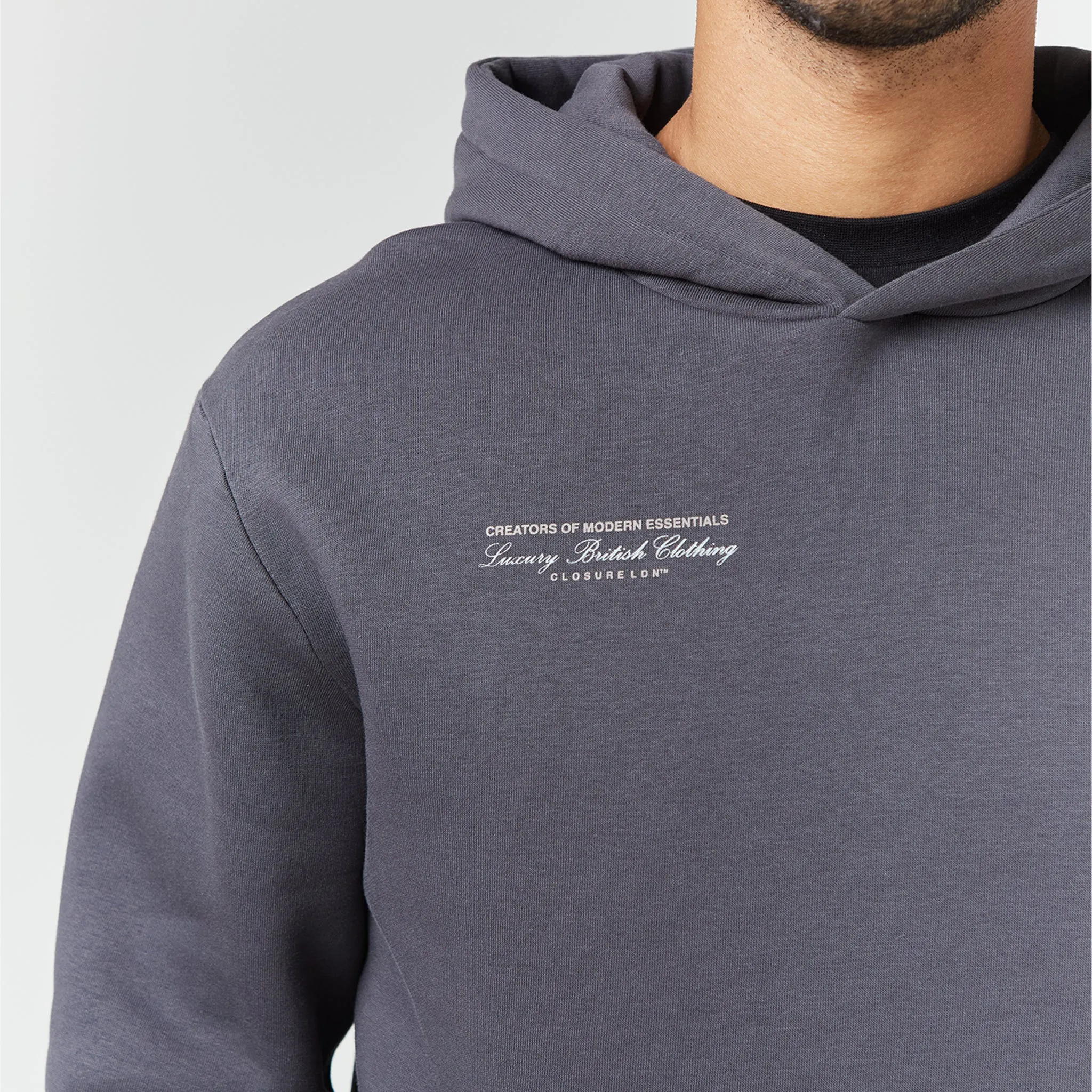 CLSR LDN Luxe Hoodie | Charcoal