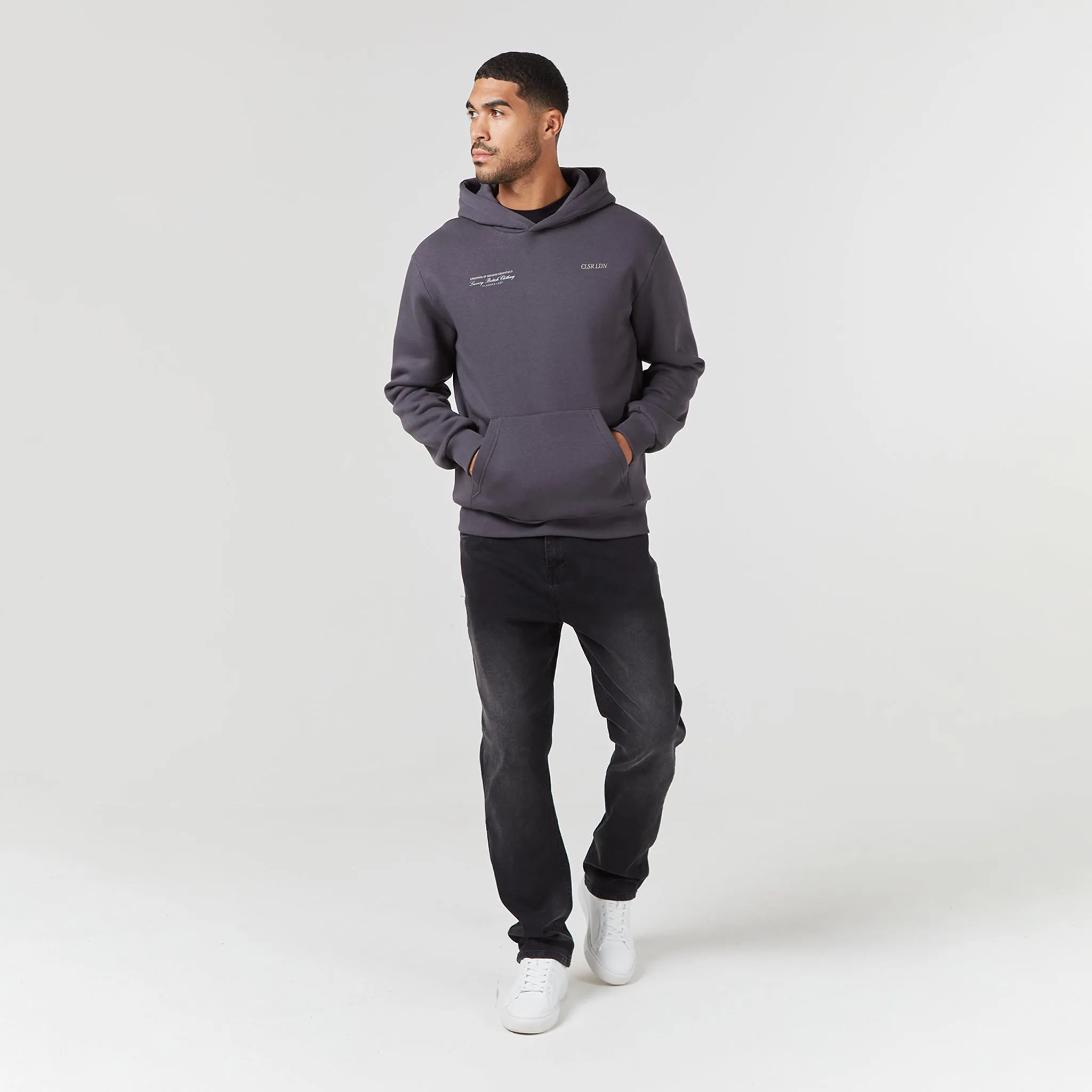CLSR LDN Luxe Hoodie | Charcoal