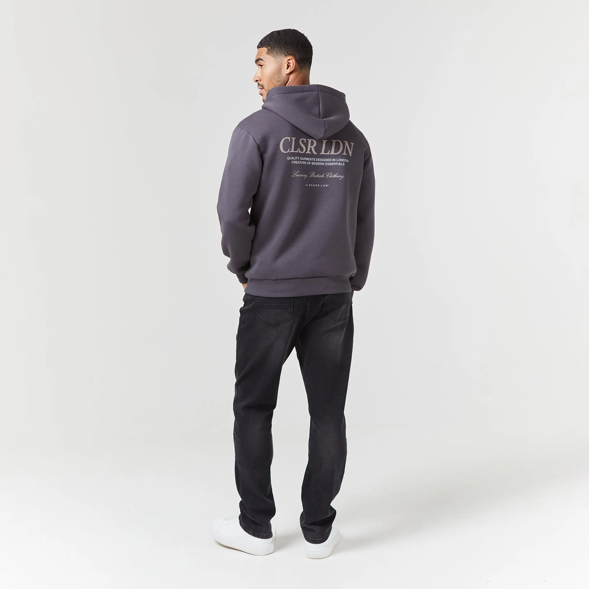 CLSR LDN Luxe Hoodie | Charcoal