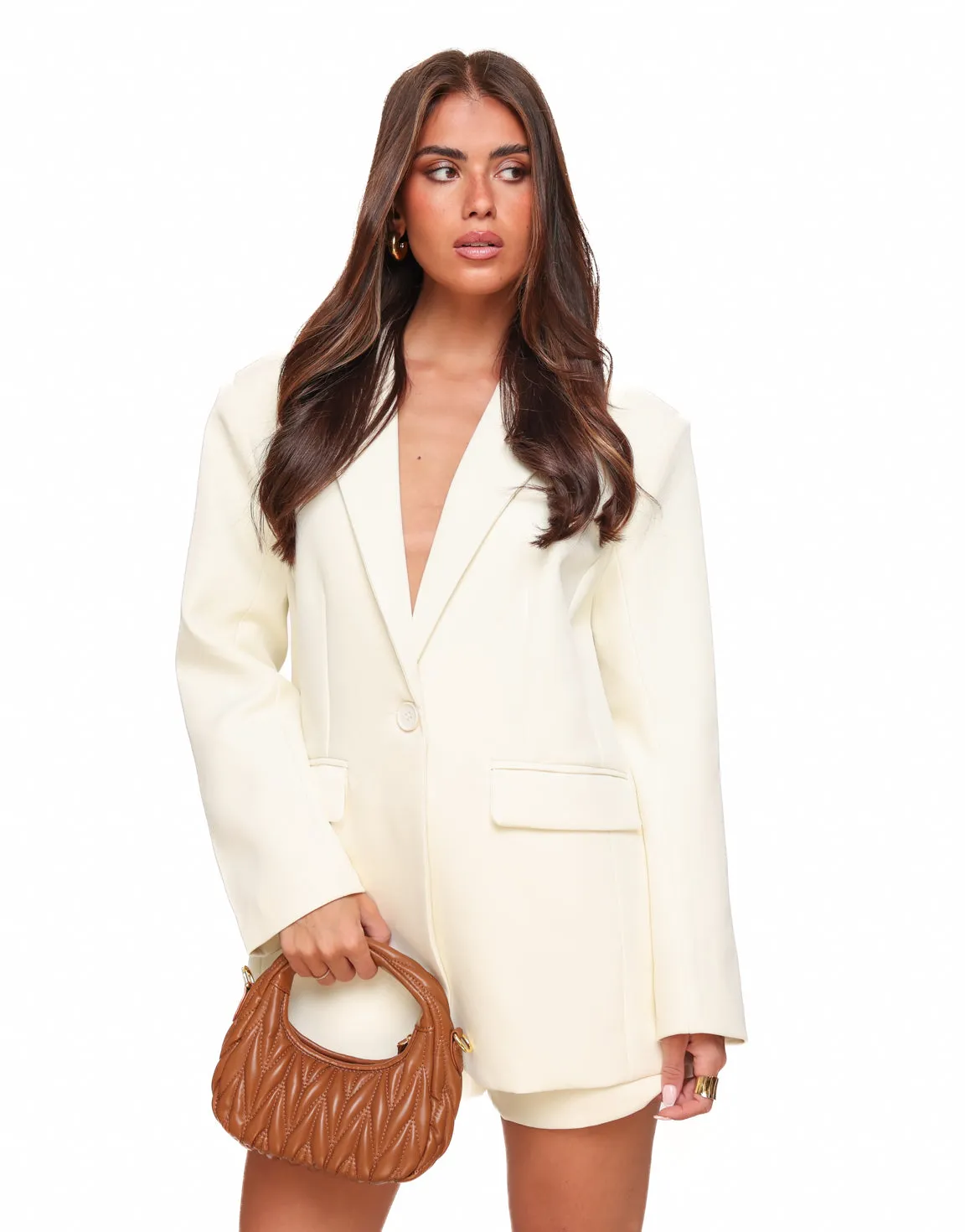 Creme Lange Zomer - Blazer