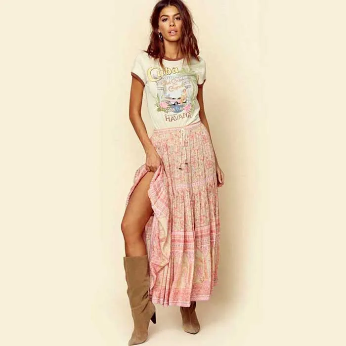 CUBA Old Cars and Cigars Top Skirt