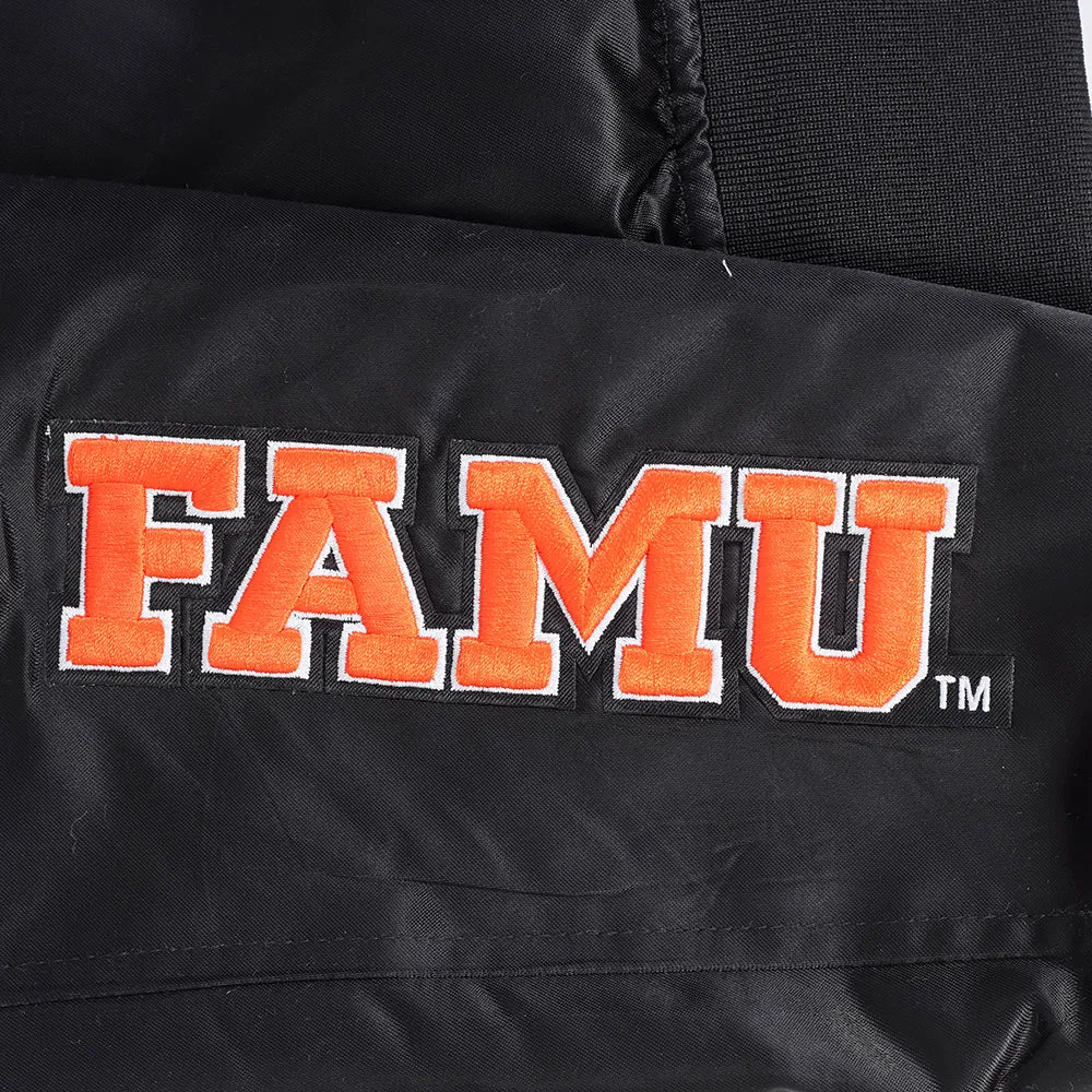 FLORIDA A&M UNIVERSITY CLASSIC SATIN JACKET (BLACK)