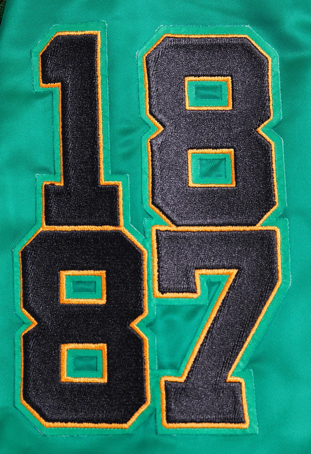 FLORIDA A&M UNIVERSTIY HOMECOMING RIB MEN'S SATIN JACKET (KELLY GREEN)