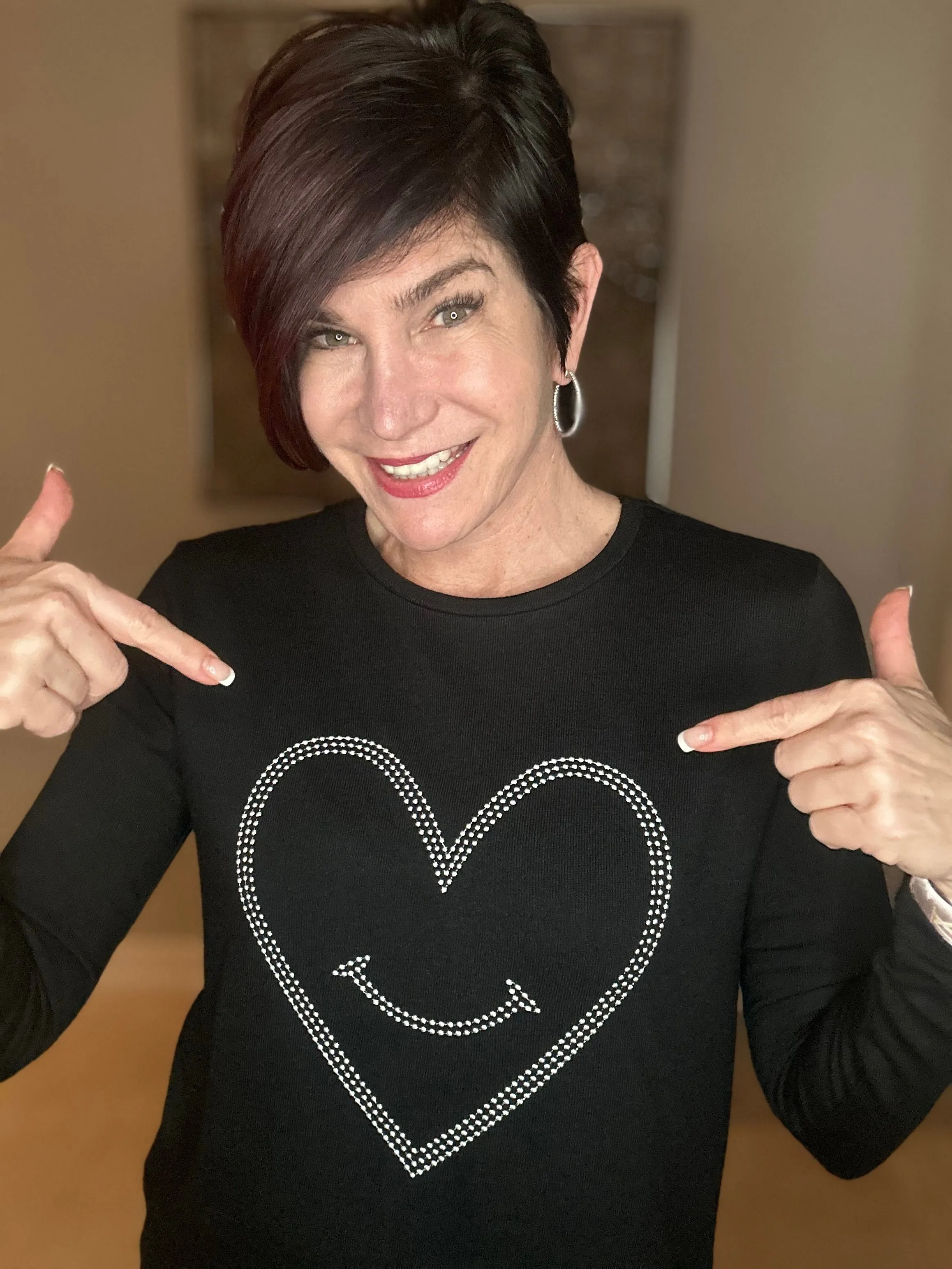 Heart Scoop Top