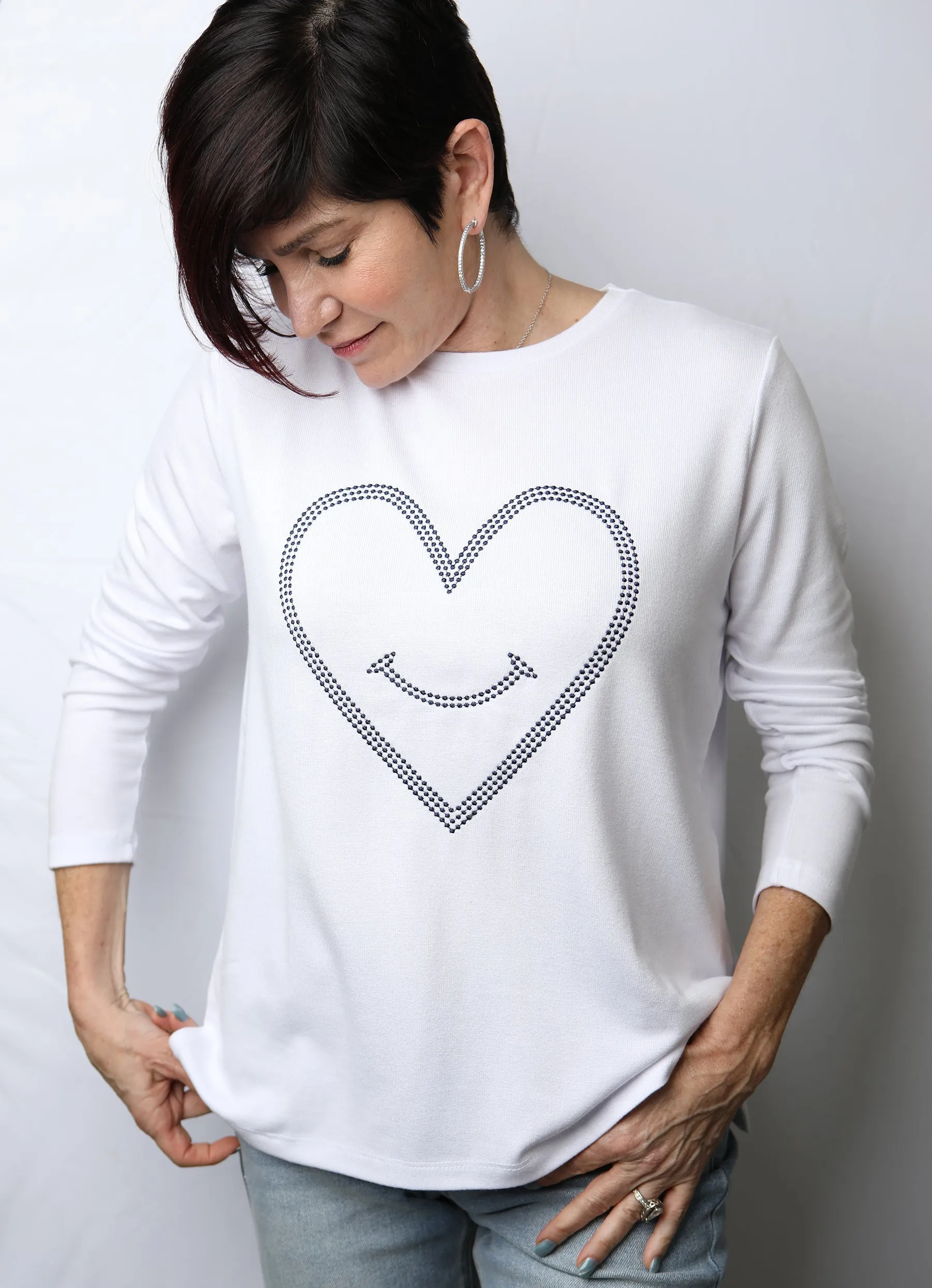 Heart Scoop Top
