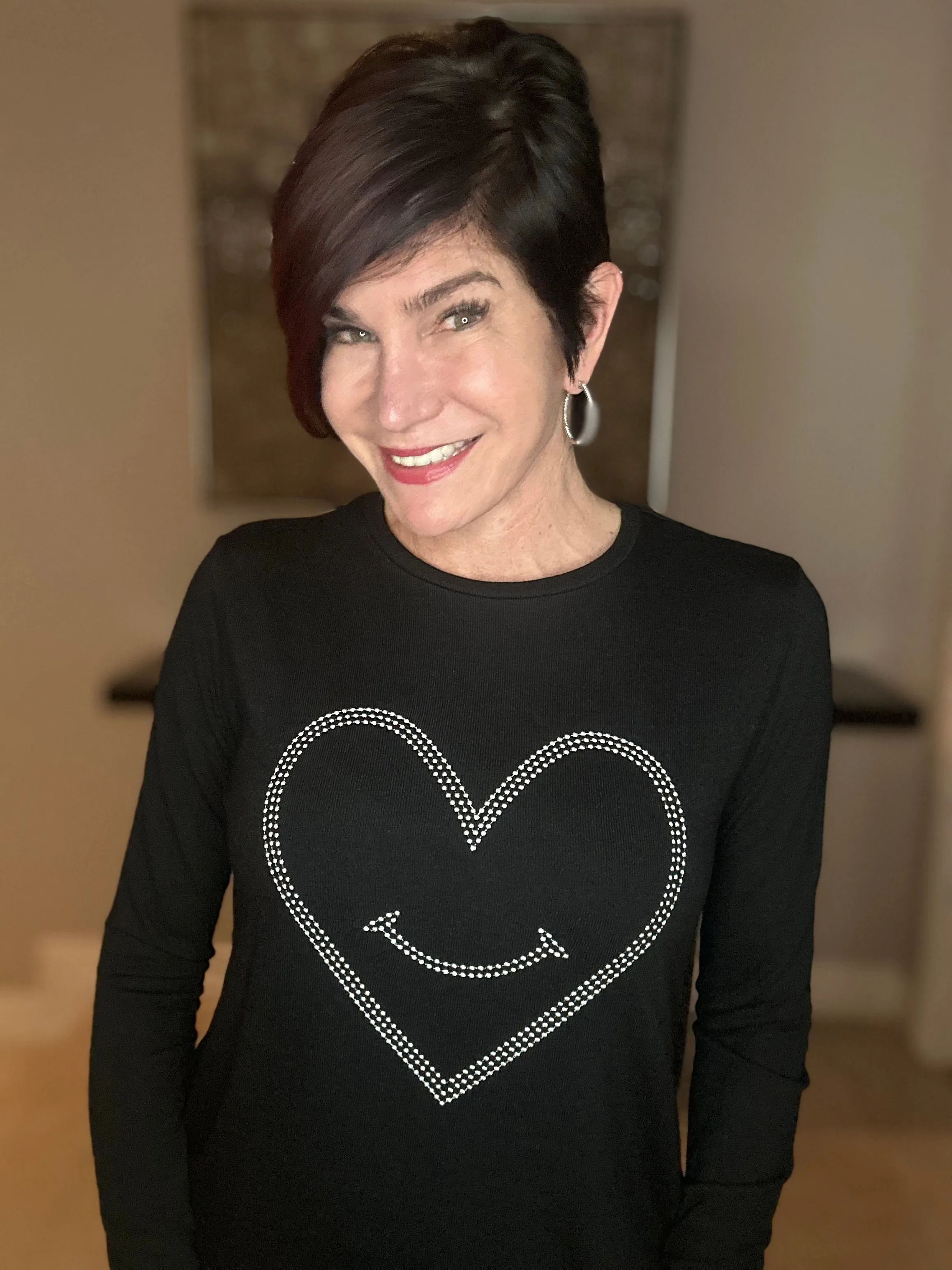 Heart Scoop Top