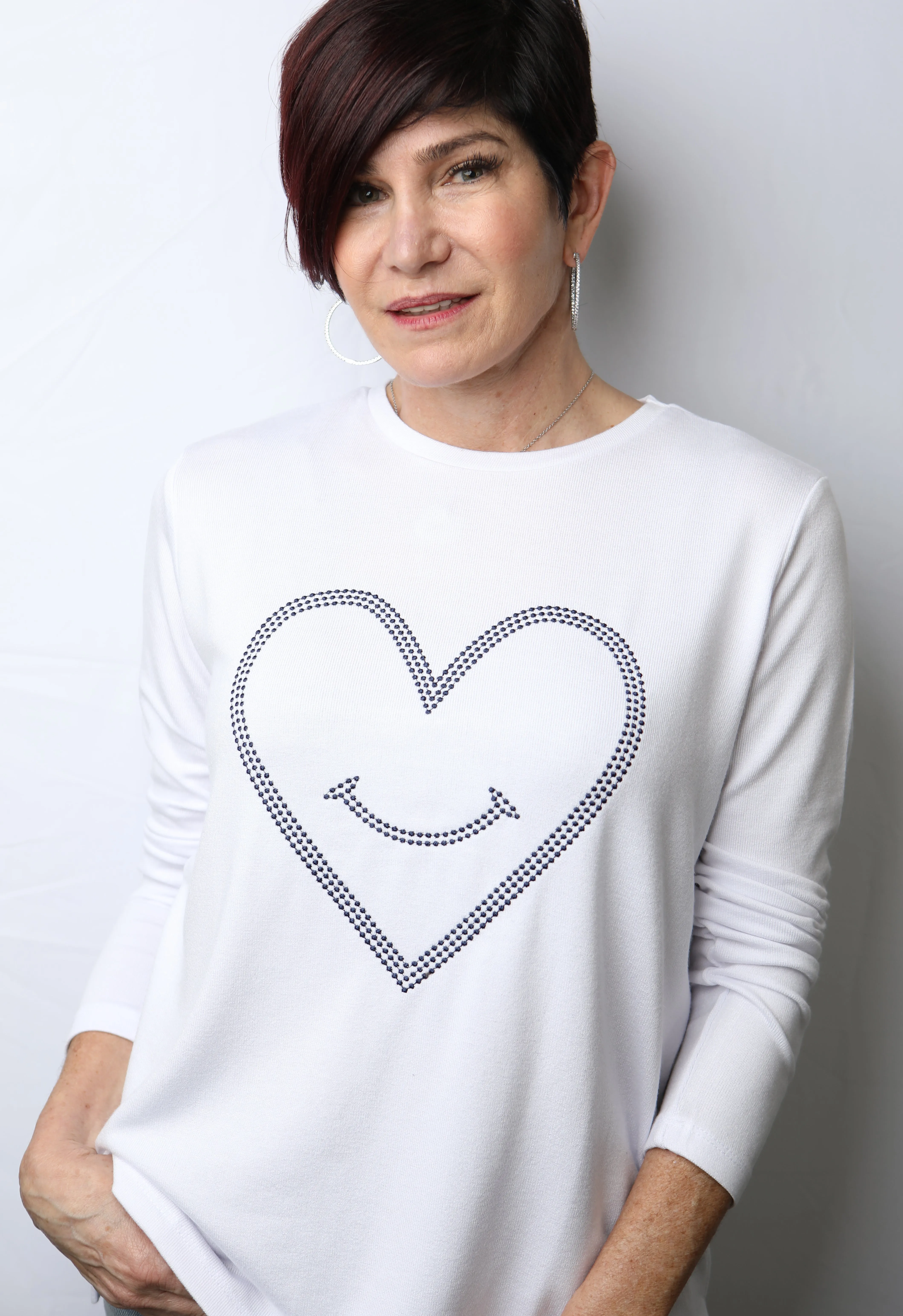 Heart Scoop Top