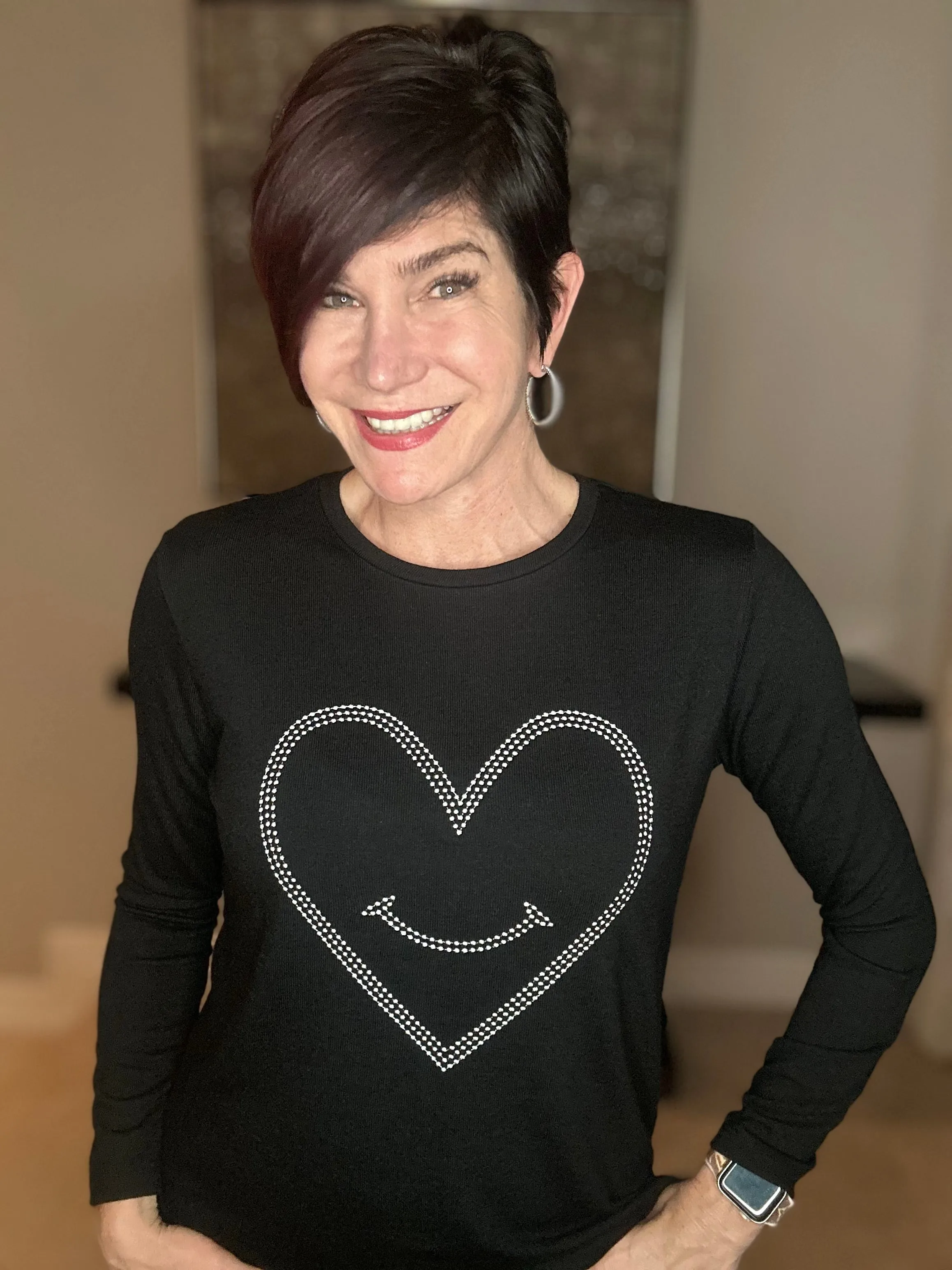 Heart Scoop Top
