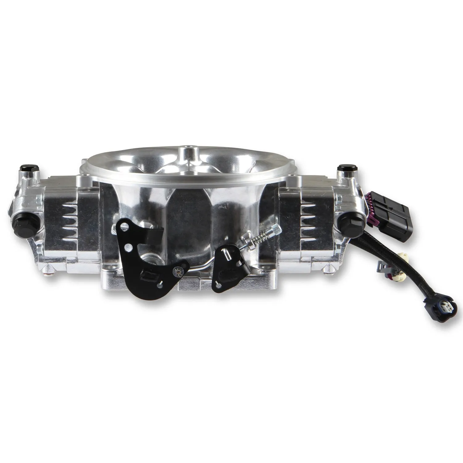 Holley EFI Terminator X Stealth Fuel Injection System - Multi Port - Power Module/Programmer/02 Sensor - Stainless - Polished