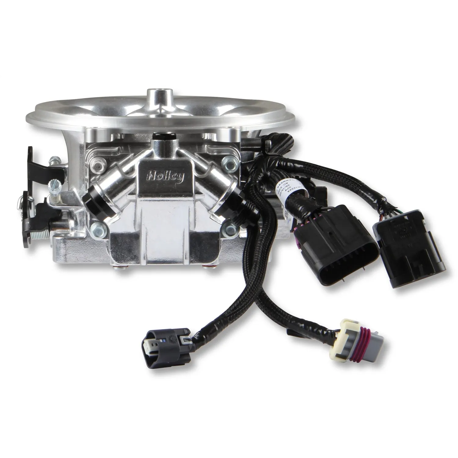 Holley EFI Terminator X Stealth Fuel Injection System - Multi Port - Power Module/Programmer/02 Sensor - Stainless - Polished