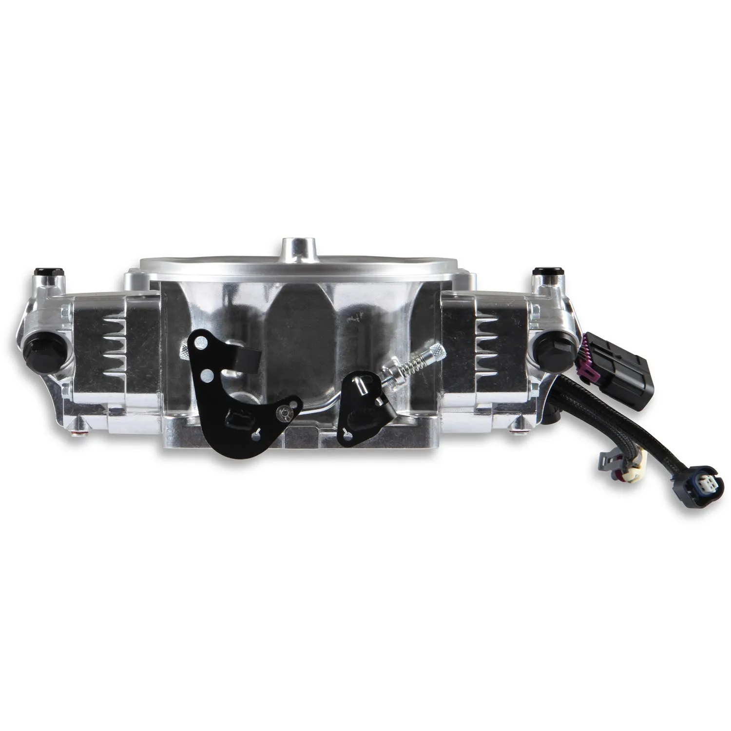Holley EFI Terminator X Stealth Fuel Injection System - Multi Port - Power Module/Programmer/02 Sensor - Stainless - Polished
