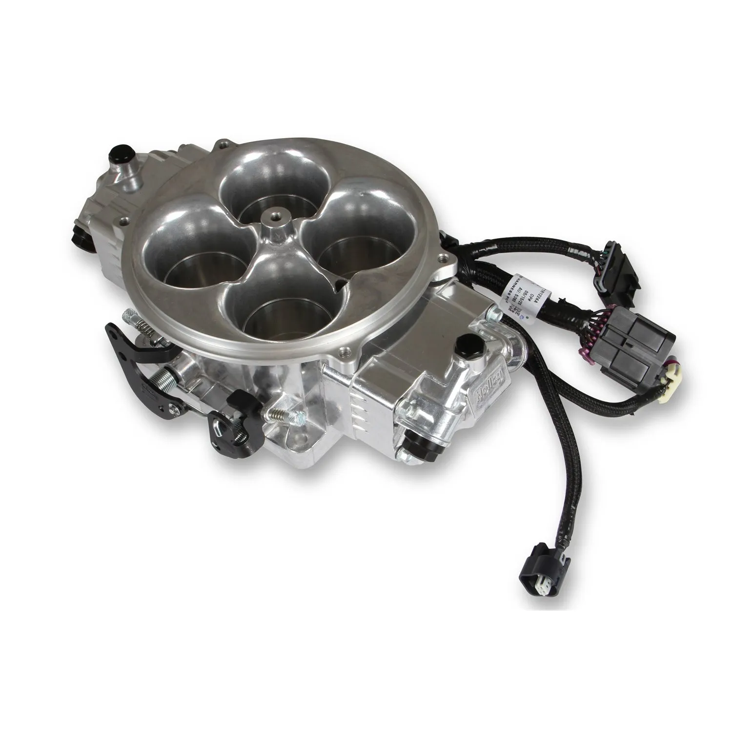 Holley EFI Terminator X Stealth Fuel Injection System - Multi Port - Power Module/Programmer/02 Sensor - Stainless - Polished