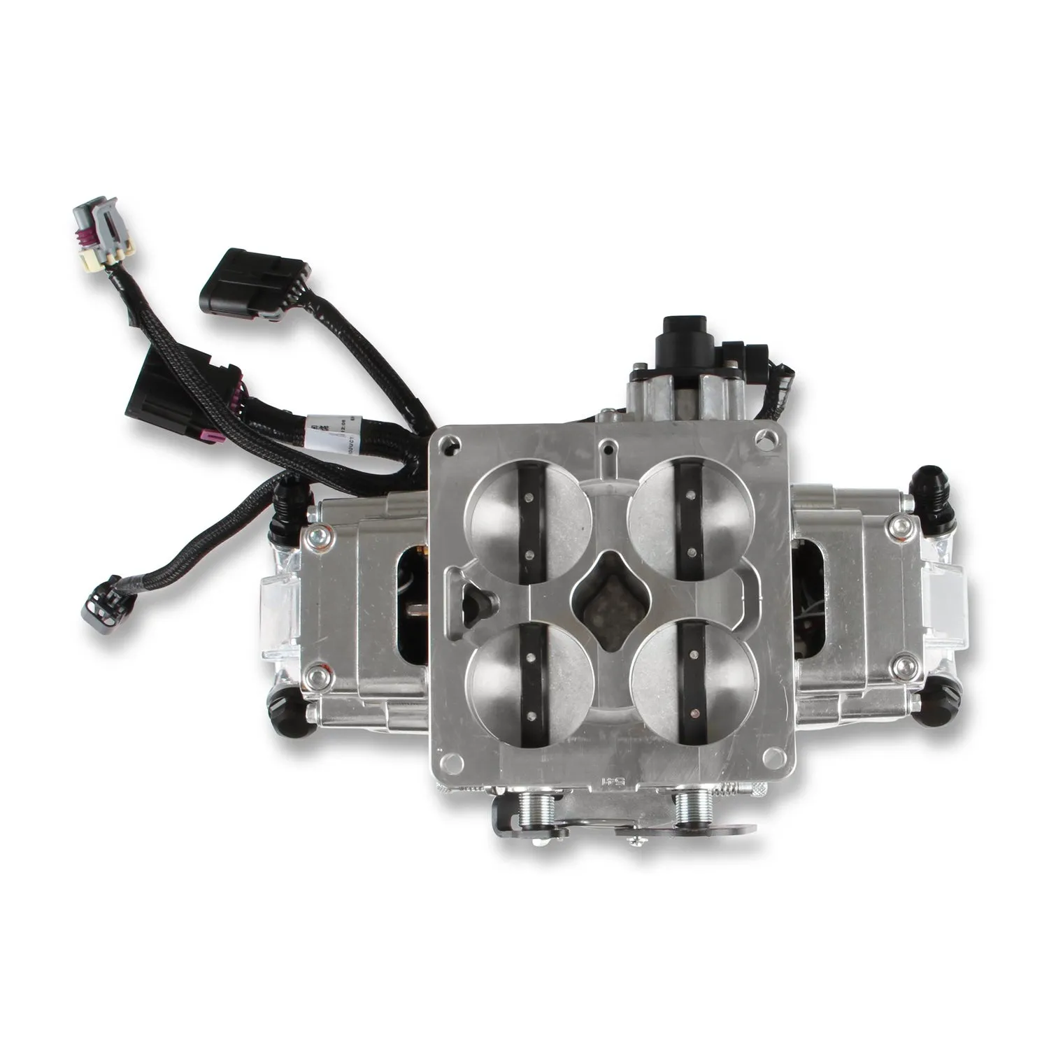 Holley EFI Terminator X Stealth Fuel Injection System - Multi Port - Power Module/Programmer/02 Sensor - Stainless - Polished