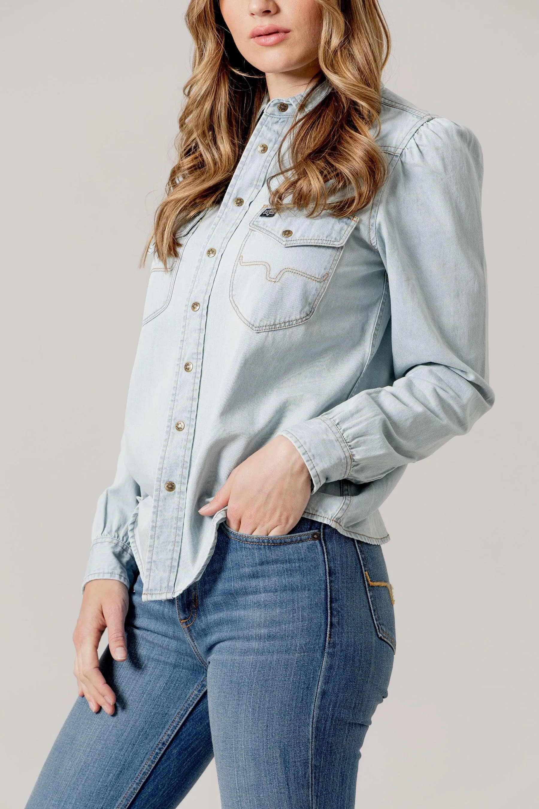 Jane Denim Snap