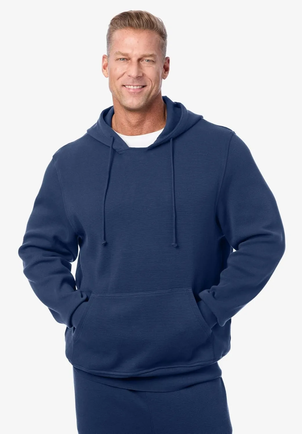 KingSize Men's Big & Tall Heavyweight Double Knit Pullover Hoodie