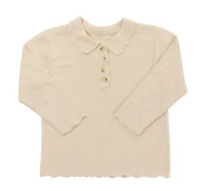 KIPP ELOISE KNIT POLO TOP