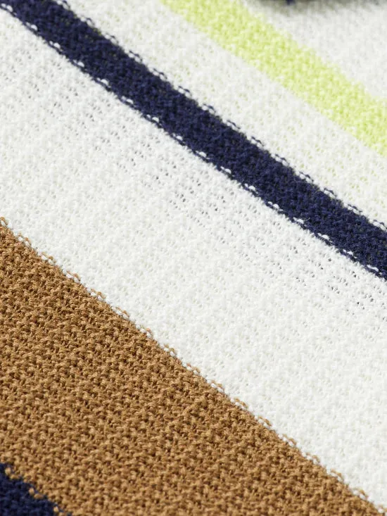 SCOTCH & SODA STRIPE KNIT POLO