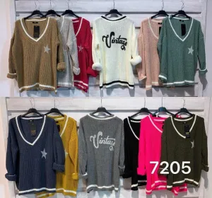 VINTAGE V-NECK SWEATER